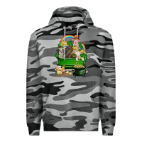 Slate Camo St. Patrick's Day animal truck Premium Hoodie - CowGirlArtShop