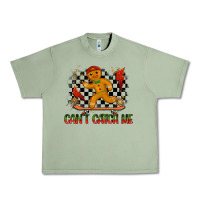 Oil Green gingerbread cant catch me Urban Heavy Tee - MaliasSmallBusiness