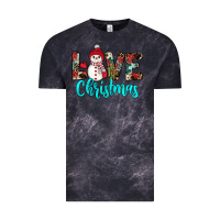 Cloud Black love christmas snowman Vintage Tee - JahusDesignShop