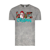 Love Christmas Snowman Vintage Tee | Teevron