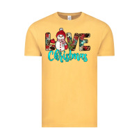 Vintage Mustard love christmas snowman Vintage Tee - JahusDesignShop
