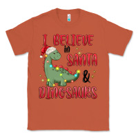 Copper i believe in santa & dinosaurs Classic Tee - MaliasSmallBusiness