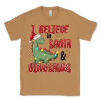 Toasted Coconut i believe in santa & dinosaurs Classic Tee - MaliasSmallBusiness