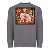 Storm Christmas pigs tumbler Heavyweight Sweatshirt - Jasminsmagicworld