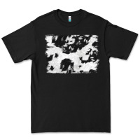 Black black and white cowhide backround Premium Tee - NancyCooperArtShop