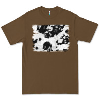 Cacao black and white cowhide backround Premium Tee - NancyCooperArtShop