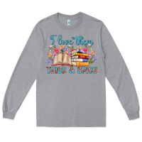 Heather Grey i love them thick and spicy Long Sleeve Tee - Artiststas