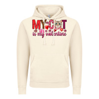 Vintage Artic my cat is my valentine Vintage Hoodie - NancyCooperArtShop