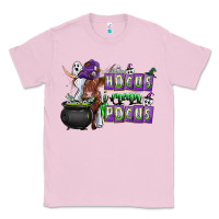 Bubblegum Pink Hocus i Mean Pocus Classic Tee - CowhideDigitalArt