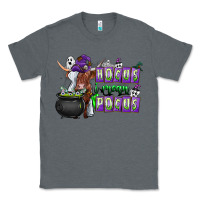 Charcoal Heather Hocus i Mean Pocus Classic Tee - CowhideDigitalArt