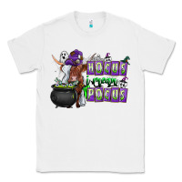 White Hocus i Mean Pocus Classic Tee - CowhideDigitalArt