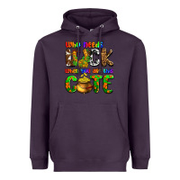 Plum Who needs luck when you are this cute Heavyweight Hoodie - OliviaCreatesArt