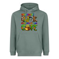 Sage Who needs luck when you are this cute Heavyweight Hoodie - OliviaCreatesArt