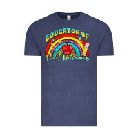 Vintage Denim educator of tiny humans Vintage Tee - NancyCooperArtShop