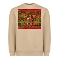 Mushroom western christmas cow tumbler Heavyweight Sweatshirt - Jasminsmagicworld