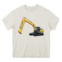 Cream excavator Heavy Core Tee - Artiststas