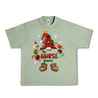 Oil Green the nurse gnome christmas Urban Heavy Tee - MaliasSmallBusiness