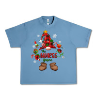 Pebble Blue the nurse gnome christmas Urban Heavy Tee - MaliasSmallBusiness