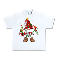 The Nurse Gnome Christmas Urban Heavy Tee | Teevron