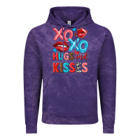 Cloud Purple xo xo hugs and kisses Vintage Hoodie - NancyCooperArtShop