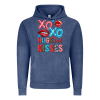 Vintage Denim xo xo hugs and kisses Vintage Hoodie - NancyCooperArtShop