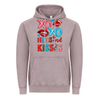 Vintage Zinc xo xo hugs and kisses Vintage Hoodie - NancyCooperArtShop