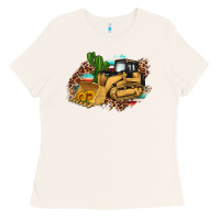 Bone bulldozer leopard cactus sunflower Ladies Tee - Artiststas