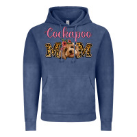 Vintage Denim Cockapoo Mom Vintage Hoodie - Jasminsmagicworld