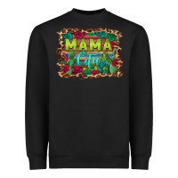 Black mama cita serape background Heavyweight Sweatshirt - BarkalooDesign
