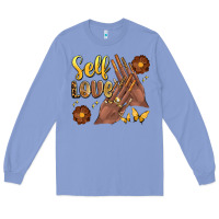 Colony Blue black woman self love nails Long Sleeve Tee - Artiststas