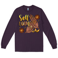 Plum black woman self love nails Long Sleeve Tee - Artiststas