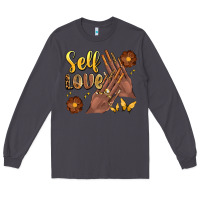 Smoke black woman self love nails Long Sleeve Tee - Artiststas