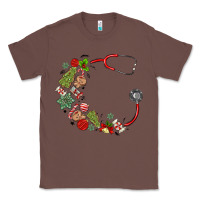 Chestnut custom name christmas stethoscope Classic Tee - MaliasSmallBusiness