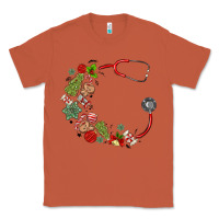 Copper custom name christmas stethoscope Classic Tee - MaliasSmallBusiness