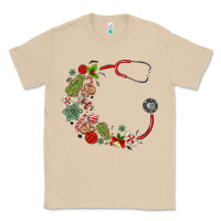 Mushroom custom name christmas stethoscope Classic Tee - MaliasSmallBusiness