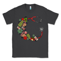 Smoke custom name christmas stethoscope Classic Tee - MaliasSmallBusiness