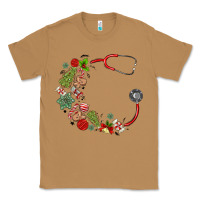 Toasted Coconut custom name christmas stethoscope Classic Tee - MaliasSmallBusiness