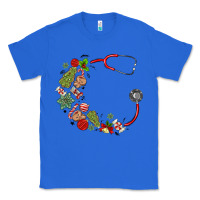 True Royal custom name christmas stethoscope Classic Tee - MaliasSmallBusiness