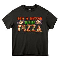Asphalt life is better with pizza Heavy Core Tee - AdoDesignShop