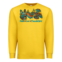 Lemon peace love thunderbird Premium Sweatshirt - OliviaCreatesArt