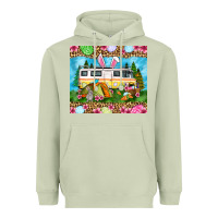 Matcha Easter Day camping Heavyweight Hoodie - OliviaCreatesArt
