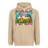 Mushroom Easter Day camping Heavyweight Hoodie - OliviaCreatesArt