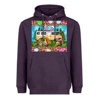 Plum Easter Day camping Heavyweight Hoodie - OliviaCreatesArt