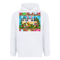 White Easter Day camping Heavyweight Hoodie - OliviaCreatesArt