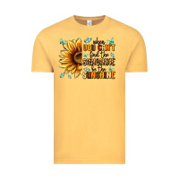 Vintage Mustard when you can't find the sunshine be the sunshine Vintage Tee - MaliasSmallBusiness