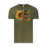 Vintage Olive when you can't find the sunshine be the sunshine Vintage Tee - MaliasSmallBusiness