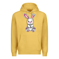 Antique Gold Cute bunny Easter Premium Hoodie - CowGirlArtShop
