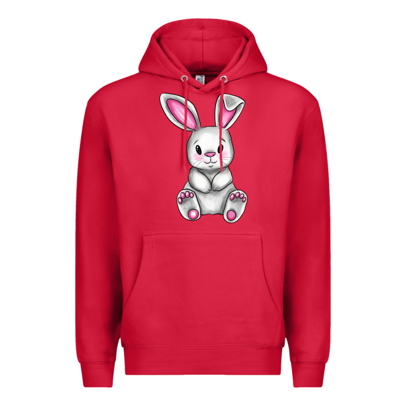 Cute Bunny Easter Premium Hoodie by CowGirlArtShop | Teevron