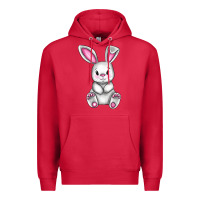 Cardinal Cute bunny Easter Premium Hoodie - CowGirlArtShop