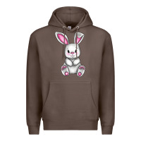 Coffee Cute bunny Easter Premium Hoodie - CowGirlArtShop